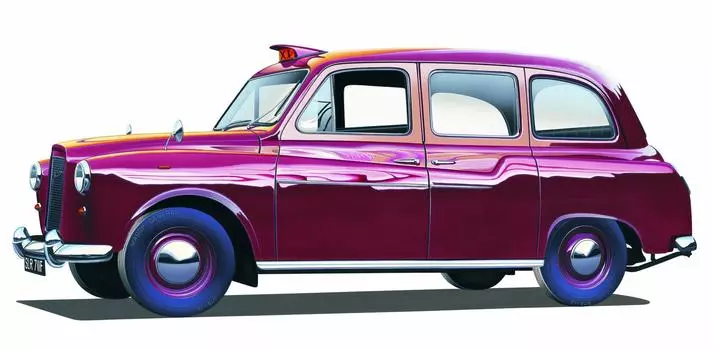 Aoshima Bunka Kyozaisha SP Movie London Taxi 1/24 K-ON! К-ОН!