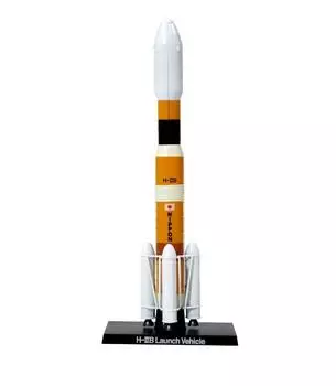 Aoshima Bunka Kyozaisha Space Craft Series HIIB Rocket Plastic Model 1/350 No.4
