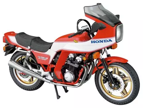 Aoshima Bunka Kyozaisha The Bike Series Honda RC04 CB750F Bol 2 Option Технические характеристики Пластиковая модель 1/12 No.25 d Or 81