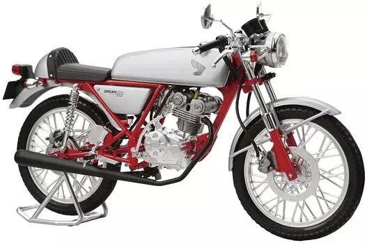 Aoshima Bunka Kyozaisha The Bike Series Honda AC15 Dream 50 1997 Custom Plastic Model 1/12 No.66