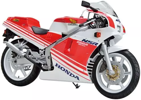 Aoshima Bunka Kyozaisha The Bike Series Honda MC18 NSR250R 1988 пластиковая модель литья цвета 1/12 № 8