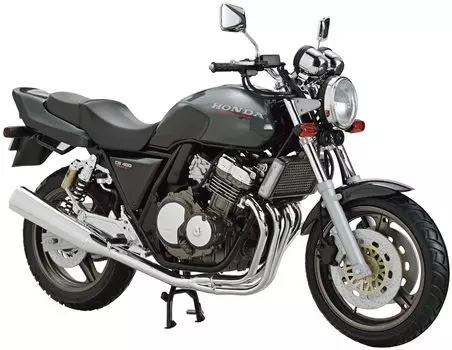 Aoshima Bunka Kyozaisha The Bike Series Honda NC31 CB400 SUPER FOUR 1992 года, пластиковая модель 1/12 № 10