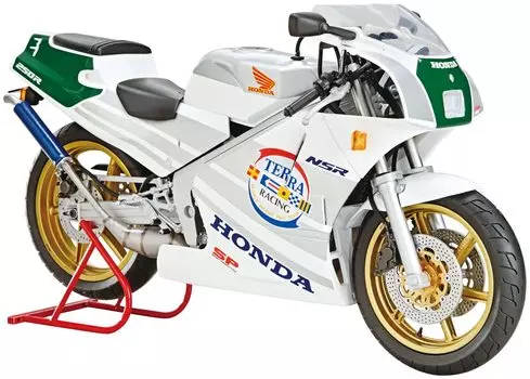 Aoshima Bunka Kyozaisha The Bike Series Honda MC18 NSR250R SP Custom 1989 Пластиковая модель Литье Цвет 1/12 № 52