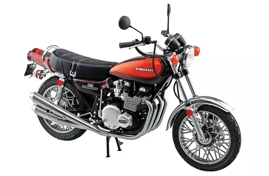 Aoshima Bunka Kyozaisha The Bike Series Kawasaki Z2 750RS с кастомными деталями Пластиковая модель Цвет литья 1/12 № 43 73