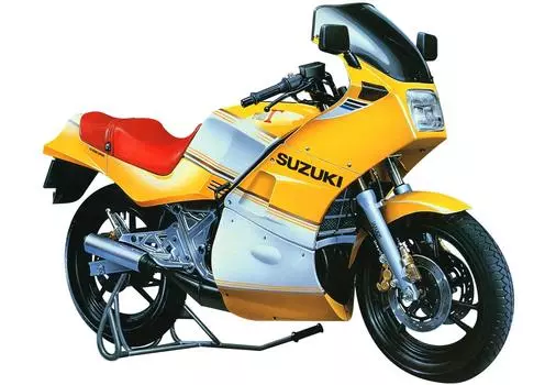 Aoshima Bunka Kyozaisha The Bike Series Suzuki GJ21A RG250 1984 Plastic Model 1/12 No.39 HB