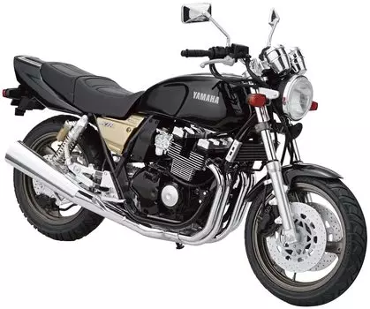 Aoshima Bunka Kyozaisha The Bike Series Yamaha 4HM XJR400 1993 года, пластиковая модель 1/12 № 11 чёрный