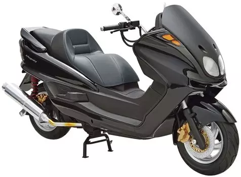 Aoshima Bunka Kyozaisha The Bike Series Yamaha SG03J Majesty C 2006 Пластиковая модель с кастомными деталями 1/12 № 27