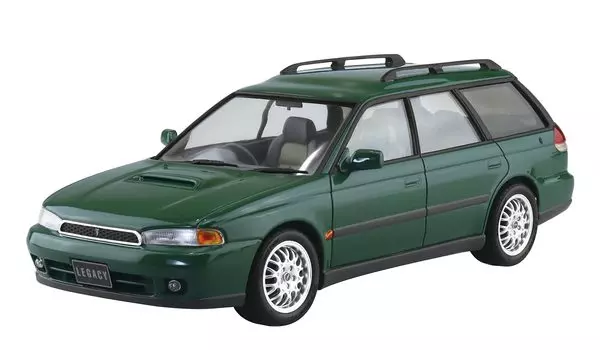Aoshima Bunka Kyozaisha The Model Car Series Subaru BG5 Legacy Touring Wagon 1993 Пластиковая модель Литье Цвет 1/24 № 135