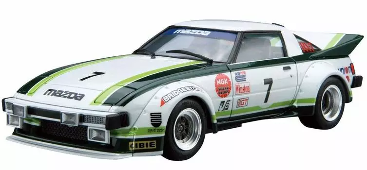 Aoshima Bunka Kyozaisha The Model Car Series Mazda SA22C Daytona 1979 Plastic Model 1/24 No.22 RX-7