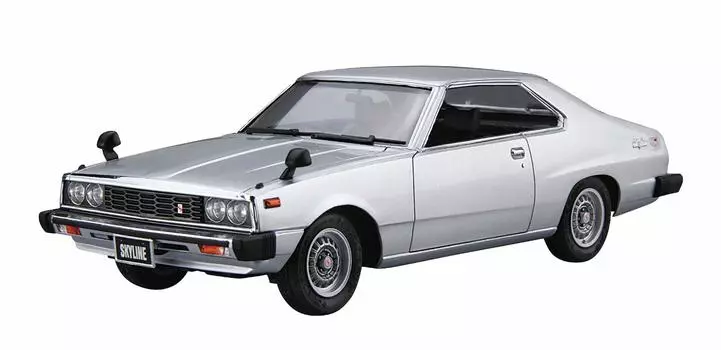 Aoshima Bunka Kyozaisha The Model Car Series Nissan KHGC210 Skyline 1977 Пластиковая модель 1/24 № 52 HT2000GT-ES