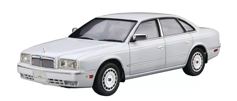 Aoshima Bunka Kyozaisha The Model Car Series Nissan G50 President Q45 1989 Пластиковая модель 1/24 № 89 JS/Infiniti
