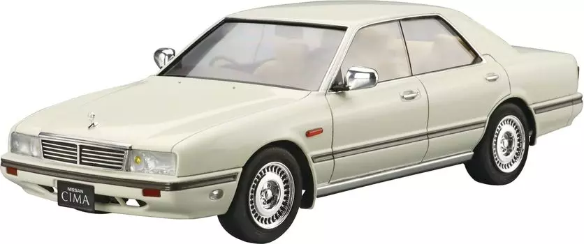Aoshima Bunka Kyozaisha The Model Car Series Nissan Y31 Cima Type II Limited 1990 Пластиковая модель Литье Цвет 1/24 № 31
