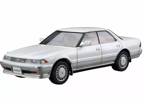 Aoshima Bunka Kyozaisha The Model Car Series Toyota GZ81 Mark Grande Twin Cam 24 1988 Пластиковая модель 1/24 № 63 II2.0