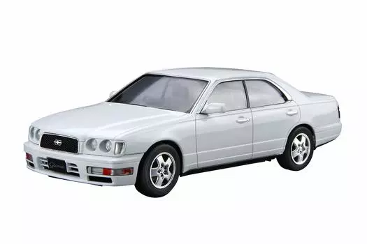 Aoshima Bunka Kyozaisha The Model Car Series Nissan Y33 Gran Turismo Altima 1995 Пластиковая модель 1/24 № 95 Cedric/Gloria