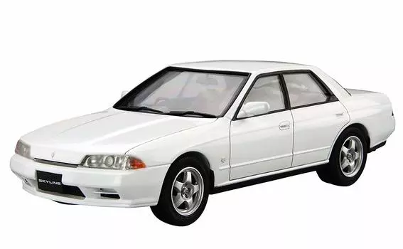 Aoshima Bunka Kyozaisha The Model Car Series Nissan HCR32 Skyline Type M 1989 Plastic Model 1/24 No.32 GTS-t
