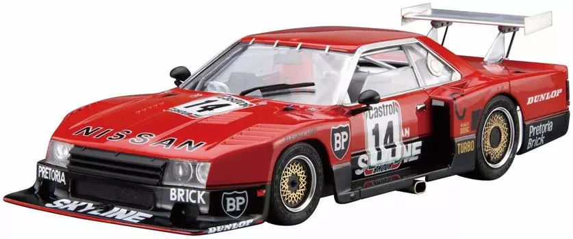 Aoshima Bunka Kyozaisha The Model Car Series Nissan R30 Skyline Turbo Kyalami 9-часовая гонка на выносливость 1982 Пластиковая модель 1/24 № 112