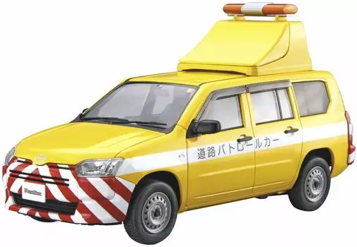 Aoshima Bunka Kyozaisha The Model Car Series SP Toyota NCP160V Probox 2014 Дорожно-патрульная машина Пластиковая модель 1/24