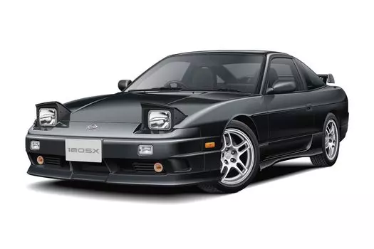 Aoshima Bunka Kyozaisha The Model Car Series SP14 Nissan RPS13 180SX TYPE X Custom Wheel Пластиковая модель 1/24 96 (Машина)