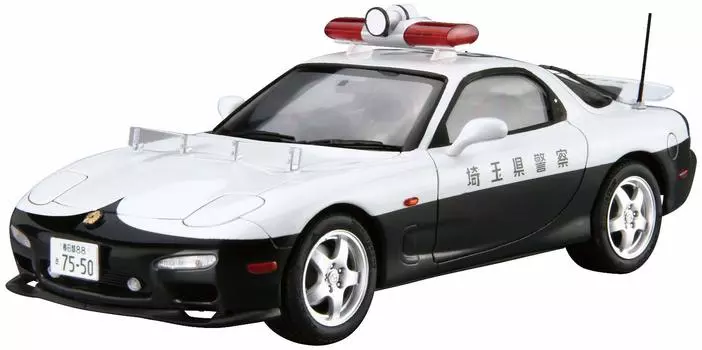 Aoshima Bunka Kyozaisha The Model Car Series SP Mazda FD3S Radar Patrol Car 1998 Пластиковая модель 1/24 RX-7