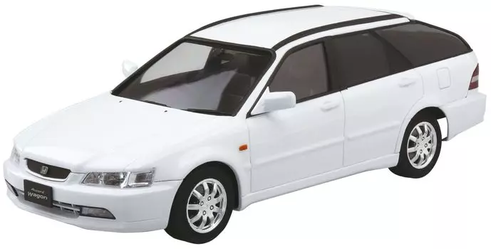 Aoshima Bunka Kyozaisha The Model Car Series Honda CF6 Accord Wagon VTL 2000 Пластиковая модель Литье Цвет 1/24 № 140