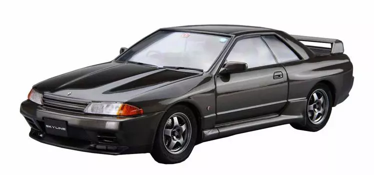Aoshima Bunka Kyozaisha The Model Car Series Nissan BNR32 Skyline 1989 Пластиковая модель 1/24 № 12 GT-R