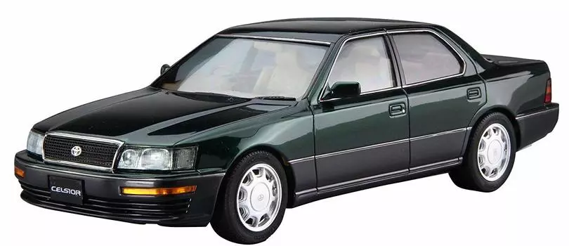 Aoshima Bunka Kyozaisha The Model Car Series Toyota UCF11 Celsior Технические характеристики F Пакет 1992 Пластиковая модель 1/24 4.0C № 72