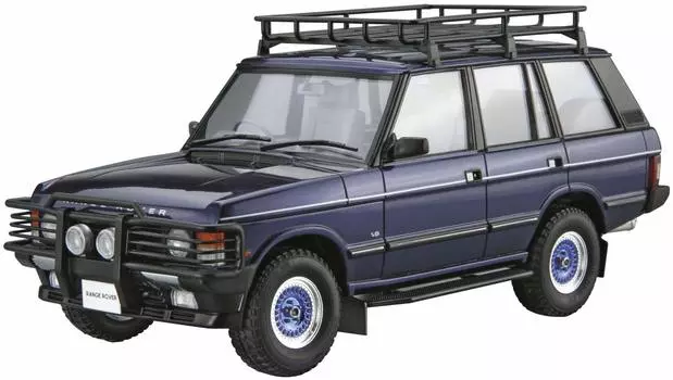 Aoshima Bunka Kyozaisha The Model Car Series SP Land Rover LH36D Range Rover Classic Custom 1992 Пластиковая модель 1/24 чёрный