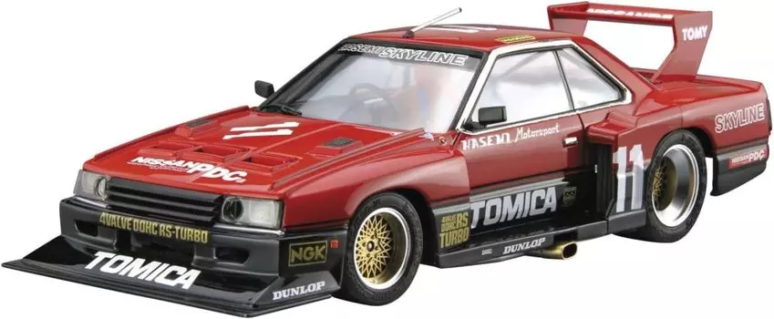 Aoshima Bunka Kyozaisha The Model Car Series Nissan KDR30 Skyline Super Silhouette Plastic Model 1/24 No.11 82 (Car)
