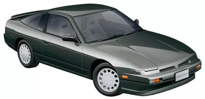Aoshima Bunka Kyozaisha The Model Car Series Nissan 180SX TYPE II Пластиковая модель 1/24 № 88 RS13/RPS13 89/ 91 (Машина)