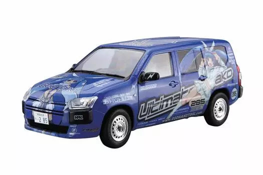 Aoshima Bunka Kyozaisha The Model Car Series SP Toyota NCP160V Pro Box 2014 Пластиковая модель, ограниченный первый заказ 1/24 Ultimate! Нипако-чан