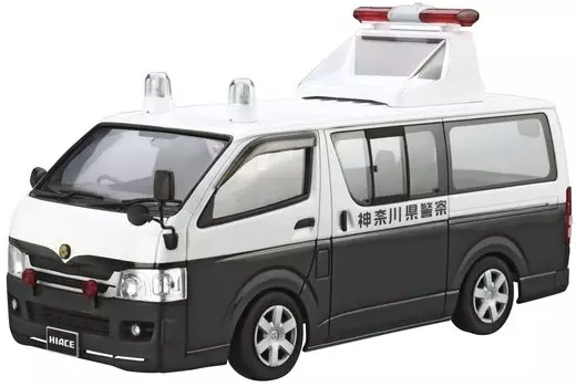 Aoshima Bunka Kyozaisha The Patrol Car Series Toyota TRH200V Hiace Traffic Accident Processing Inspection Vehicle 2007 Пластиковая модель 1/24 № 5