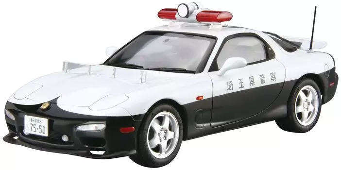 Aoshima Bunka Kyozaisha The Patrol Car Series Mazda FD3S Type IV Patrol Car 1998 Пластиковая модель Литье Цвет 1/24 № 8 RX-7