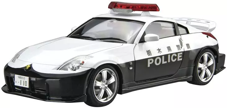 Aoshima Bunka Kyozaisha The Patrol Car Series Nissan Z33 Fairlady Z Version Nismo Patrol Car 2007 Пластиковая модель 1/24 № 2 белый