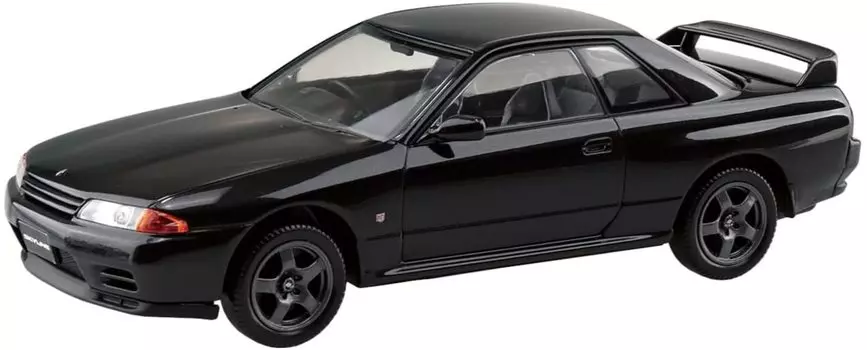 Aoshima Bunka Kyozaisha The Snap Kit Series Nissan R32 Skyline Black Pearl Metallic Пластиковая модель Цвет литья 1/32 GT-R Цветовая кодировка 14-C
