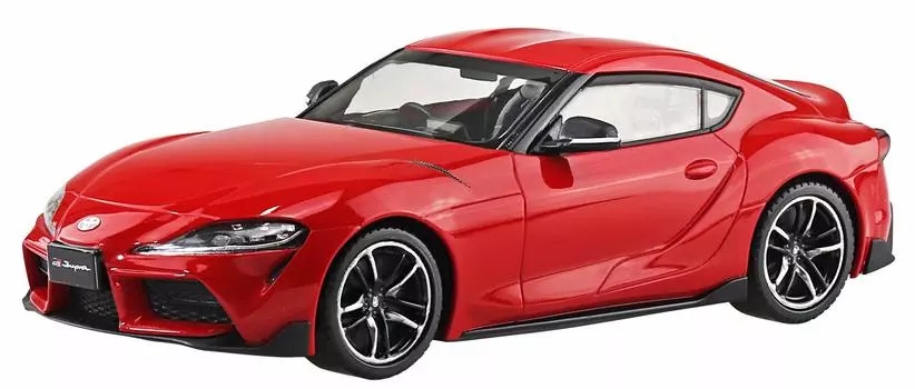 Aoshima Bunka Kyozaisha The Snap Kit Series Toyota GR SUPRA Prominence Red Color Coded Plastic Model 1/32 10-A