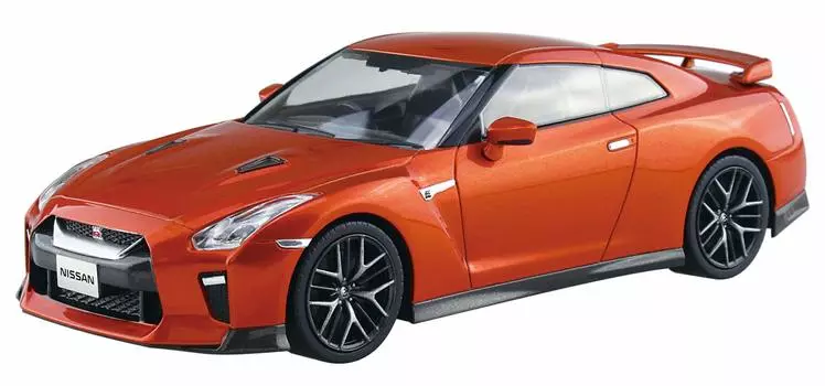 Aoshima Bunka Kyozaisha The Snap Kit Series Nissan Ultimate Shiny Orange Plastic Model 1/32 GT-R Color-coded 07-A