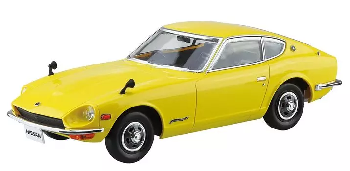 Aoshima Bunka Kyozaisha The Snap Kit Series Nissan S30 Fairlady Z Желтая пластиковая модель 1/32 Цветовая кодировка 13-C