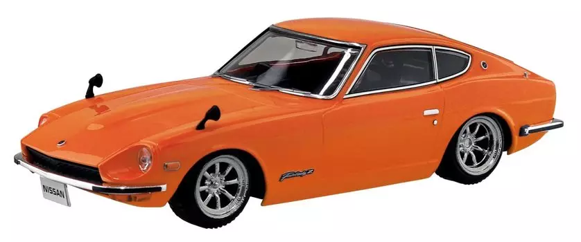 Aoshima Bunka Kyozaisha The Snap Kit Series Nissan S30 Fairlady Z Custom Wheel Пластиковая модель 1/32 (оранжевый) Цветовая кодировка 13-SP3