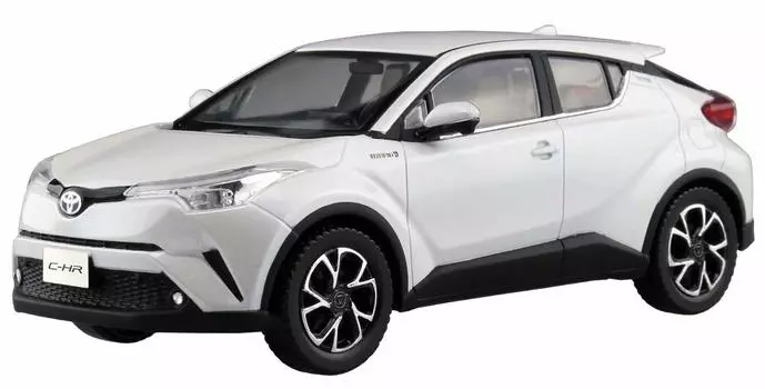 Aoshima Bunka Kyozaisha The Snap Kit Series Toyota White Pearl Crystal Shine Пластиковая модель 1/32 C-HR Цветовая кодировка 06-A