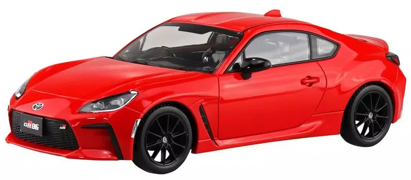 Aoshima Bunka Kyozaisha The Snap Kit Series Toyota GR86 Spark Red Пластиковая модель 1/32 № 21-A с цветовой кодировкой