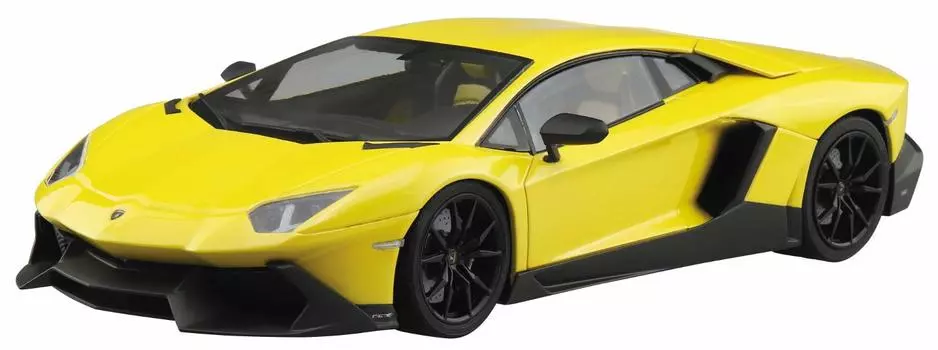 Aoshima Bunka Kyozaisha The Supercar Series 2013 Lamborghini Aventador 50th Anniversary Anniversario Пластиковая модель 1/24 № 10
