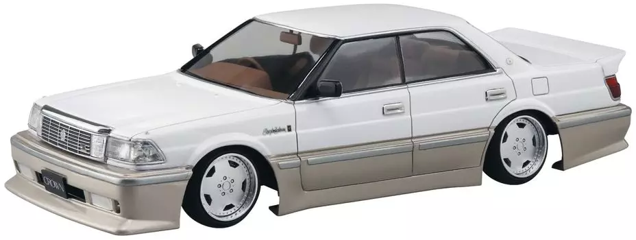 Aoshima Bunka Kyozaisha The Tuned Car Series Toyota Insurance UZS131 Crown 1989 Пластиковая модель 1/24 №86