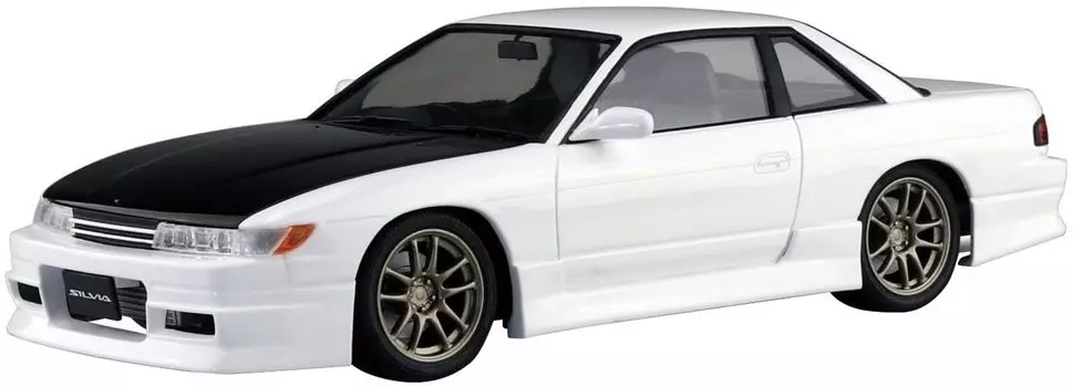 Aoshima Bunka Kyozaisha The Tuned Car Series Nissan PS13 Silvia Aero Custom Plastic Model 1/24 No.87 91