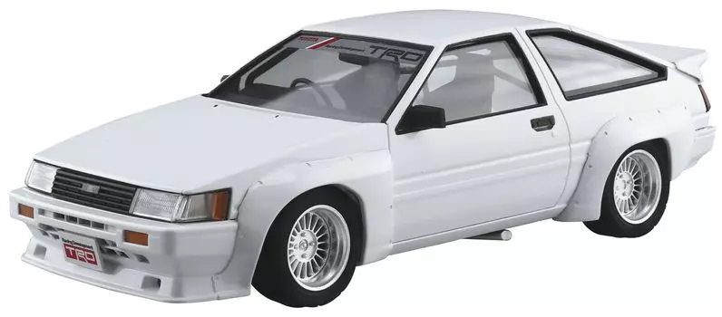 Aoshima Bunka Kyozaisha The Tuned Car Series Toyota TRD AE86 Corolla Levin N2 Технические характеристики 1983 Пластиковая модель 1/24 № 62