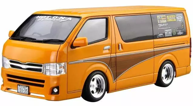 Aoshima Bunka Kyozaisha The Tuned Car Series Toyota Hot Company TRH200V Hiace 2012 Пластиковая модель 1/24 № 11