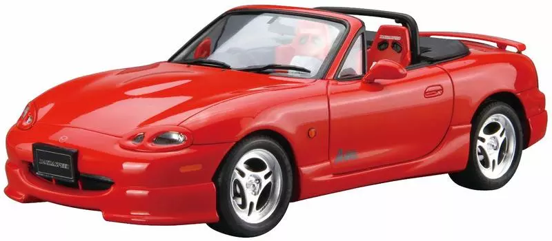 Aoshima Bunka Kyozaisha The Tuned Car Series Mazda Mazdaspeed NB8C Roadster A Spec 1999 Пластиковая модель 1/24 № 61
