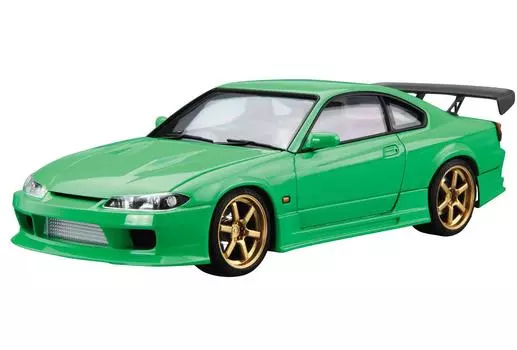 Aoshima Bunka Kyozaisha The Tuned Car Series Nissan Rodex Style S15 Silvia 1999 Plastic Model 1/24 No.42