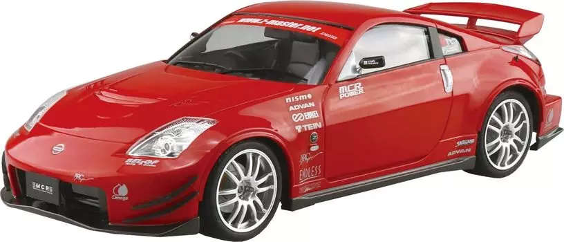Aoshima Bunka Kyozaisha The Tuned Car Series Nissan MCR Z33 Fairlady Z Пластиковая модель 1/24 № 68 05 (Машина)