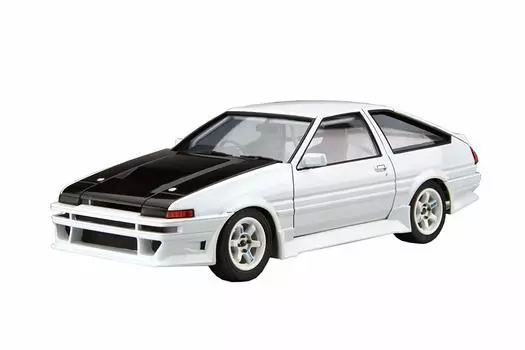 Aoshima Bunka Kyozaisha The Tuned Car Series Toyota Car Boutique Club AE86 Trueno 1985 Пластиковая модель 1/24 № 45