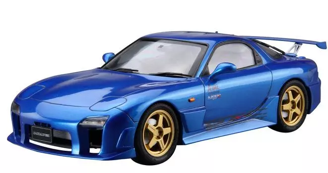 Aoshima Bunka Kyozaisha The Tuned Car Series Mazda Mazdaspeed FD3S Spec GT Concept 1999 Пластиковая модель 1/24 № 27 RX-7A